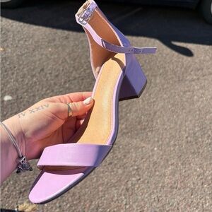 Madden Girl Lavender Block Heel Sandals